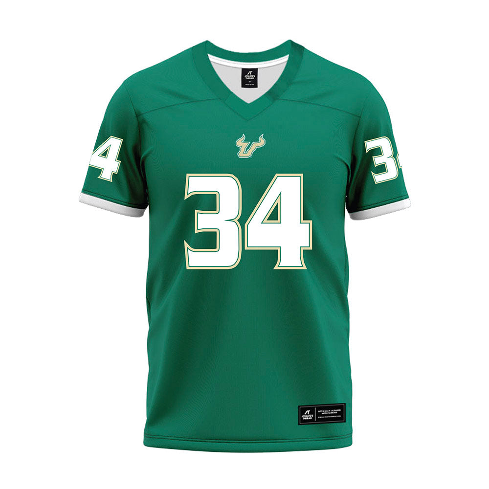 USF - NCAA Football : Rico Watson III - Green Premium Football Jersey-0