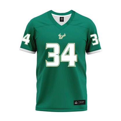 USF - NCAA Football : Rico Watson III - Green Premium Football Jersey-0
