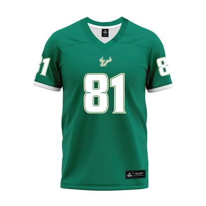 USF - NCAA Football : Tayte Crable - Green Premium Football Jersey-0
