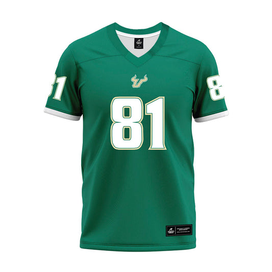 USF - NCAA Football : Tayte Crable - Green Premium Football Jersey-0