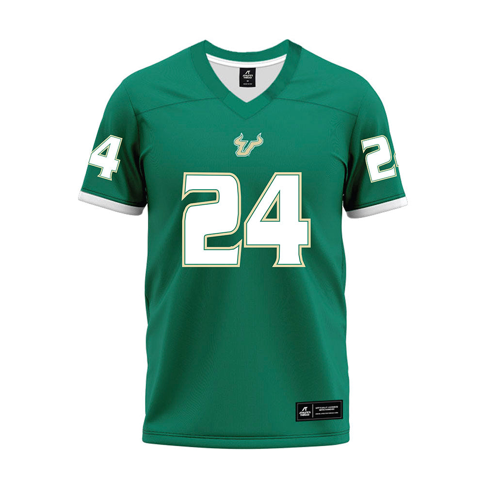 USF - NCAA Football : Tray Kinkle - Green Premium Football Jersey-0