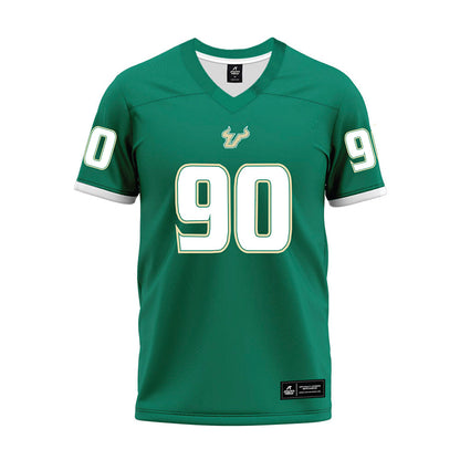 USF - NCAA Football : Terrell Jones - Green Premium Football Jersey-0