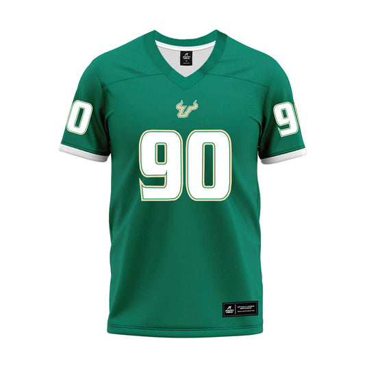 USF - NCAA Football : Terrell Jones - Green Premium Football Jersey-0