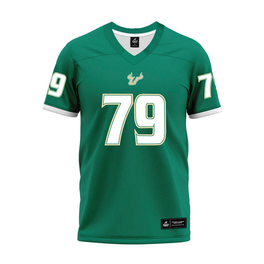 USF - NCAA Football : Ethan Green - Green Premium Football Jersey-0