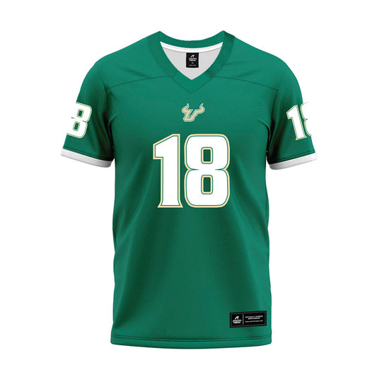 USF - NCAA Football : Levi Smiley - Green Premium Football Jersey-0