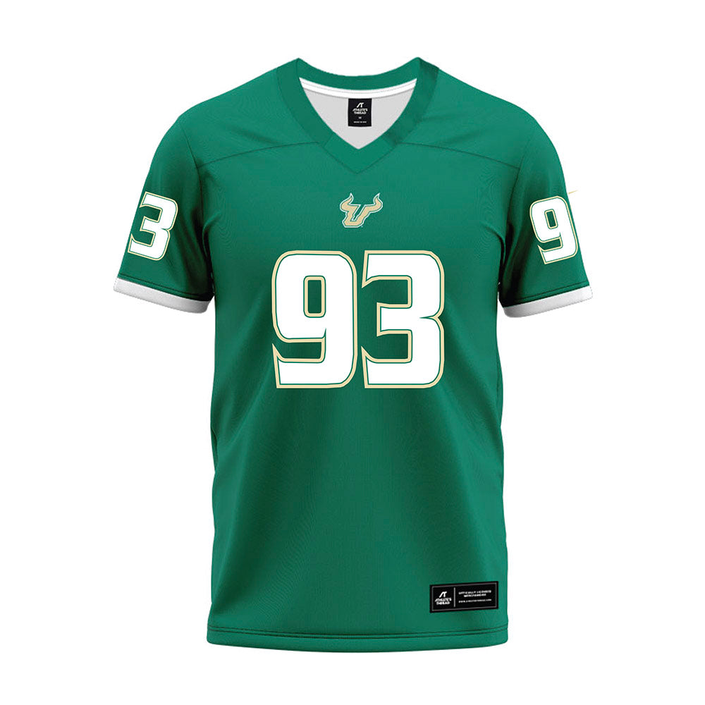 USF - NCAA Football : Richard Scott III - Green Premium Football Jersey-0