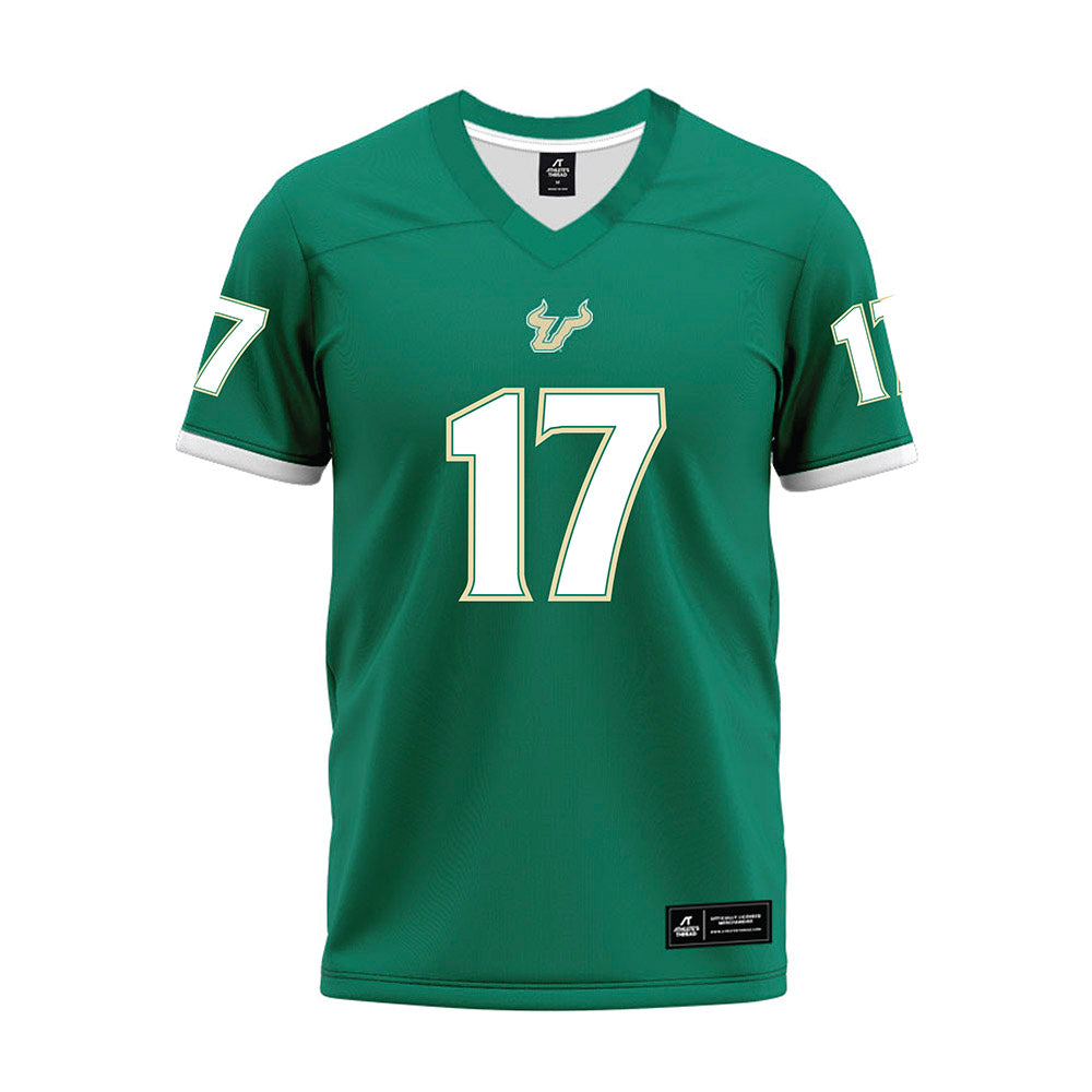 USF - NCAA Football : Masiyah Limehouse - Green Premium Football Jersey-0
