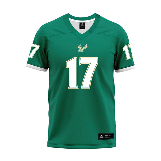 USF - NCAA Football : Masiyah Limehouse - Green Premium Football Jersey-0