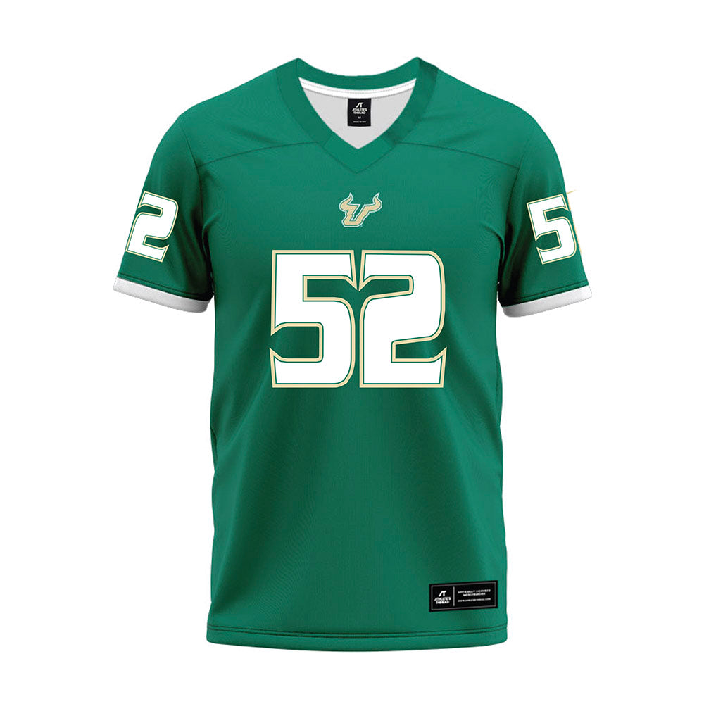 USF - NCAA Football : Christian Smith - Green Premium Football Jersey-0