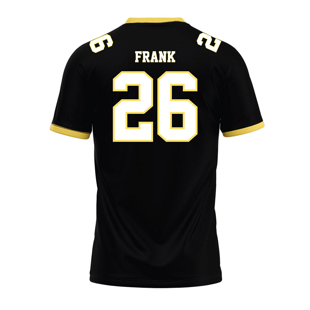 PLU - NCAA Football : Will Frank - Black Premium Football Jersey-1