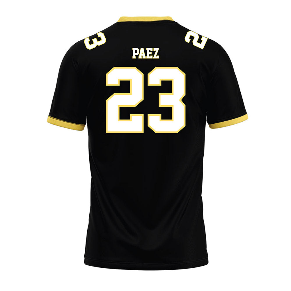 PLU - NCAA Football : Jaiden Paez - Black Premium Football Jersey-1