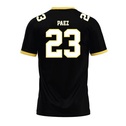 PLU - NCAA Football : Jaiden Paez - Black Premium Football Jersey-1