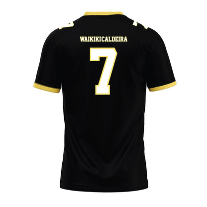 PLU - NCAA Football : Kolten Waikiki-Caldeira - Black Premium Football Jersey-1