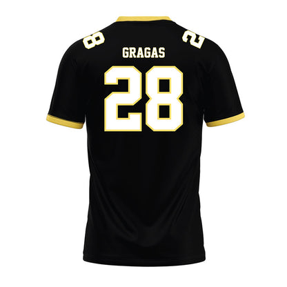 PLU - NCAA Football : Zeke Gragas - Black Premium Football Jersey-1