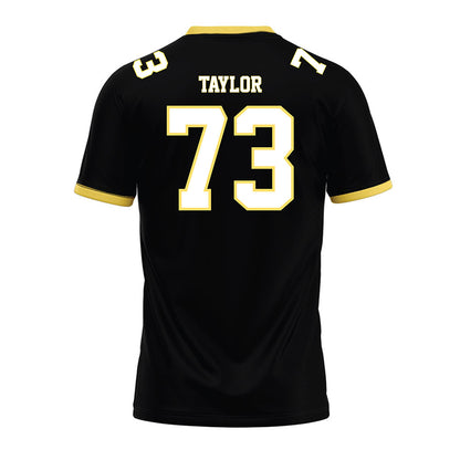 PLU - NCAA Football : Draven Taylor - Black Premium Football Jersey