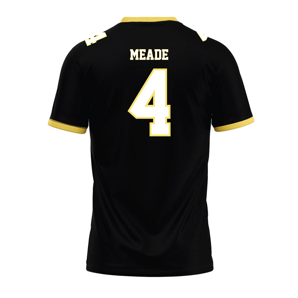 PLU - NCAA Football : Connor Meade - Black Premium Football Jersey-1
