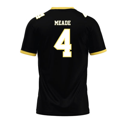 PLU - NCAA Football : Connor Meade - Black Premium Football Jersey-1