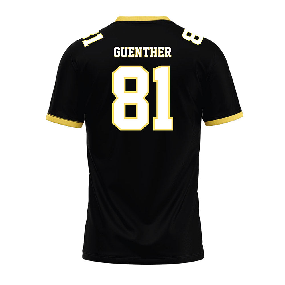 PLU - NCAA Football : Kicoh Guenther - Black Premium Football Jersey-1