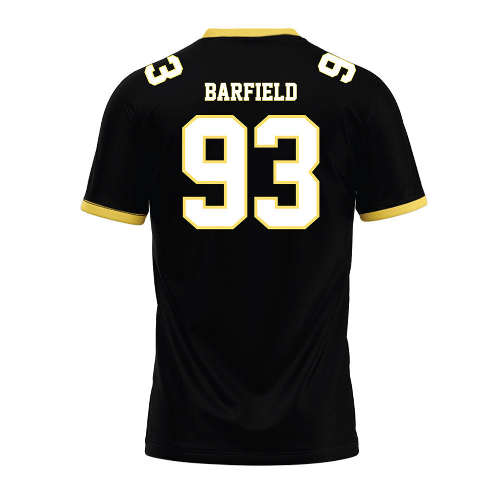 PLU - NCAA Football : Benjamin Barfield - Black Premium Football Jersey-1