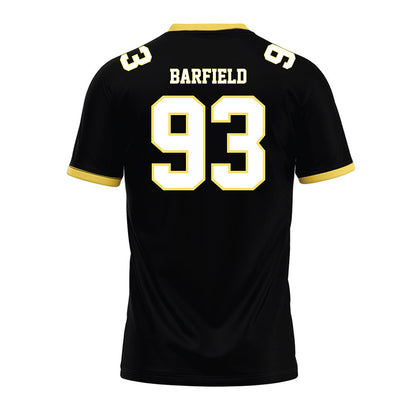 PLU - NCAA Football : Benjamin Barfield - Black Premium Football Jersey-1