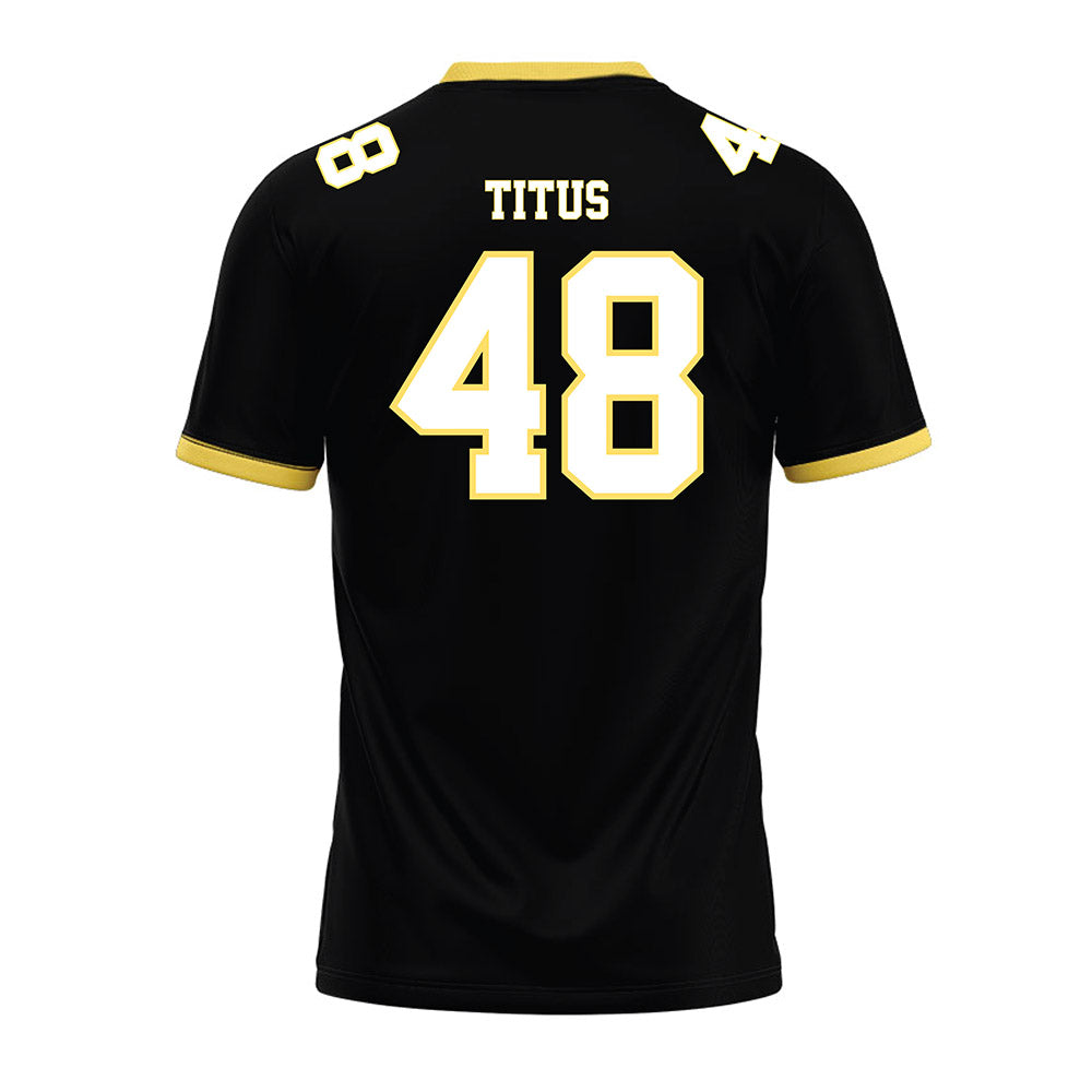 PLU - NCAA Football : Andre Titus - Black Premium Football Jersey-1
