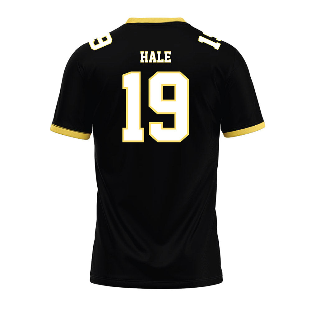 PLU - NCAA Football : Jackson Hale - Black Premium Football Jersey-1
