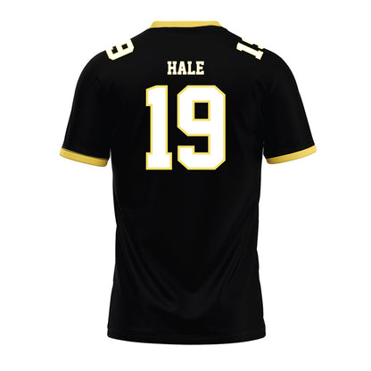 PLU - NCAA Football : Jackson Hale - Black Premium Football Jersey-1
