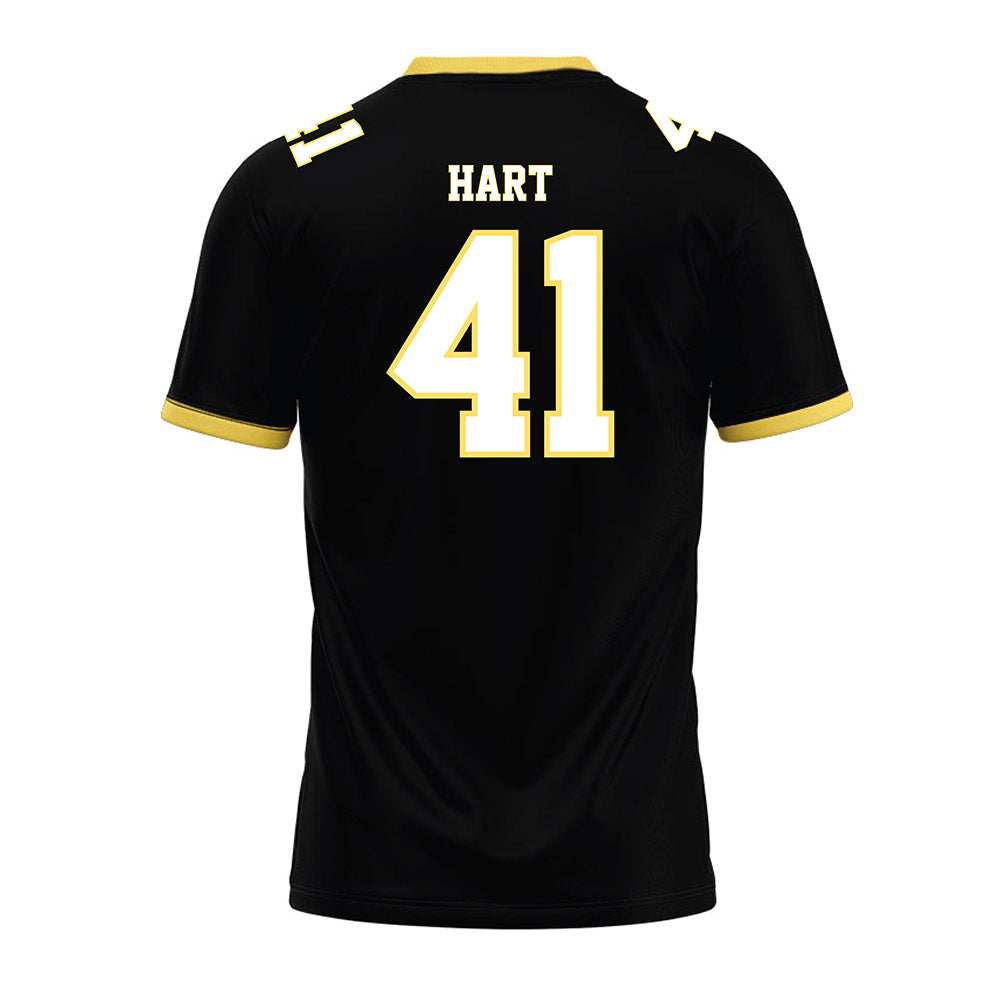 PLU - NCAA Football : Sir Hart - Black Premium Football Jersey