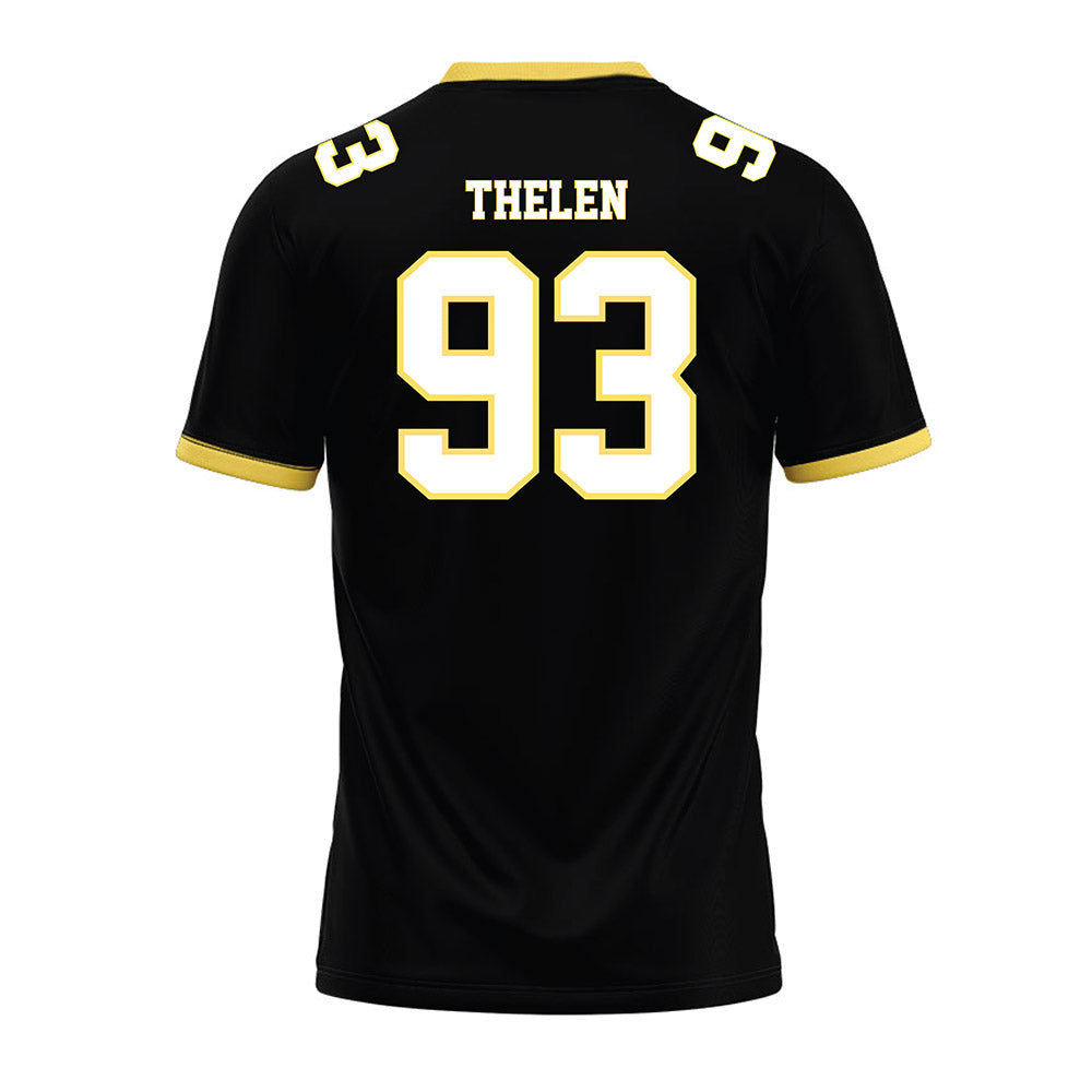 PLU - NCAA Football : Drew Thelen - Black Premium Football Jersey