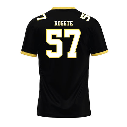 PLU - NCAA Football : Jaden Rosete - Black Premium Football Jersey