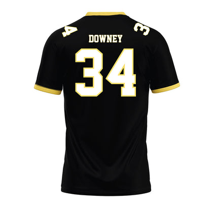 PLU - NCAA Football : Landen Downey - Black Premium Football Jersey-1