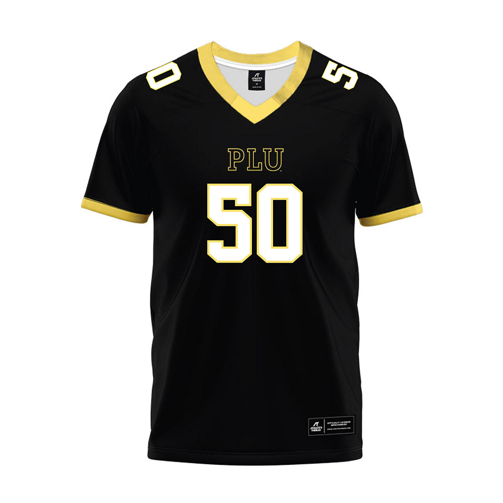 PLU - NCAA Football : Devon Nash - Black Premium Football Jersey-0