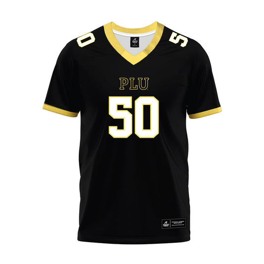 PLU - NCAA Football : Devon Nash - Black Premium Football Jersey-0
