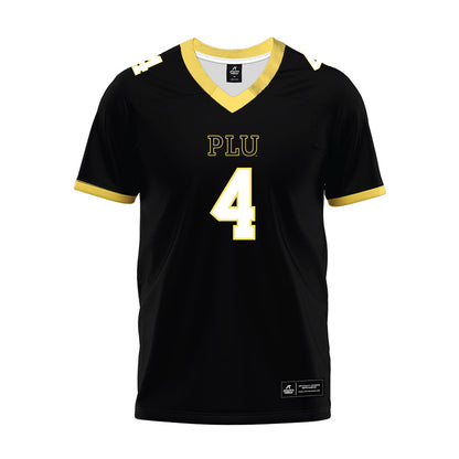 PLU - NCAA Football : Connor Meade - Black Premium Football Jersey-0