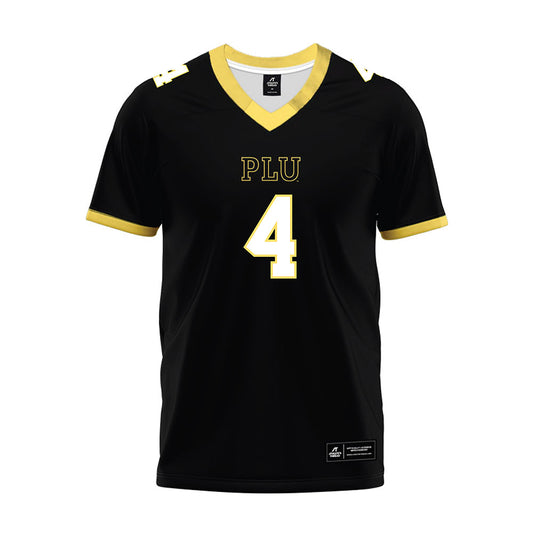 PLU - NCAA Football : Connor Meade - Black Premium Football Jersey-0