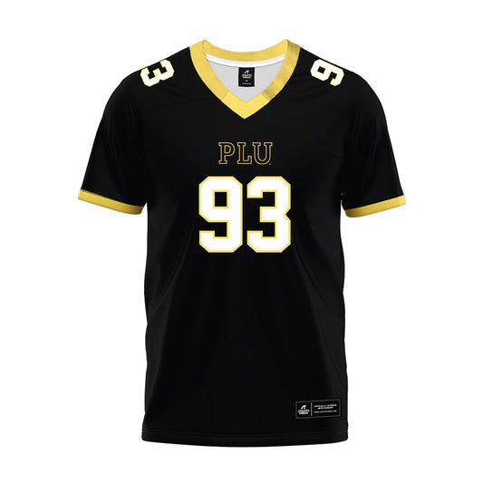 PLU - NCAA Football : Drew Thelen - Black Premium Football Jersey
