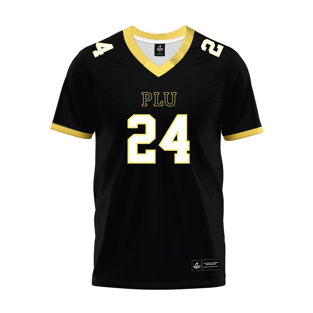 PLU - NCAA Football : Garrett Bird - Black Premium Football Jersey-0
