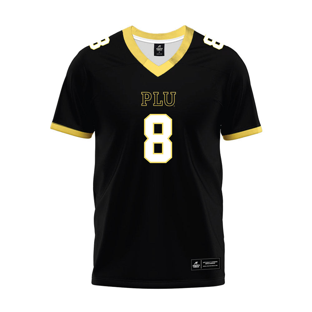 PLU - NCAA Football : Cross Pola - Black Premium Football Jersey-0