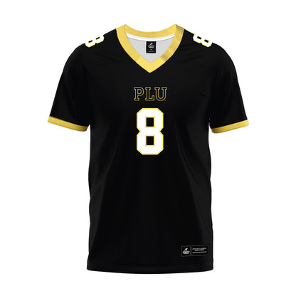 PLU - NCAA Football : Cross Pola - Black Premium Football Jersey-0