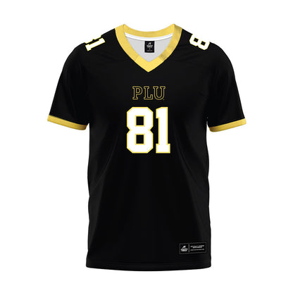 PLU - NCAA Football : Kicoh Guenther - Black Premium Football Jersey-0