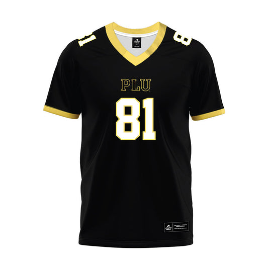 PLU - NCAA Football : Kicoh Guenther - Black Premium Football Jersey-0