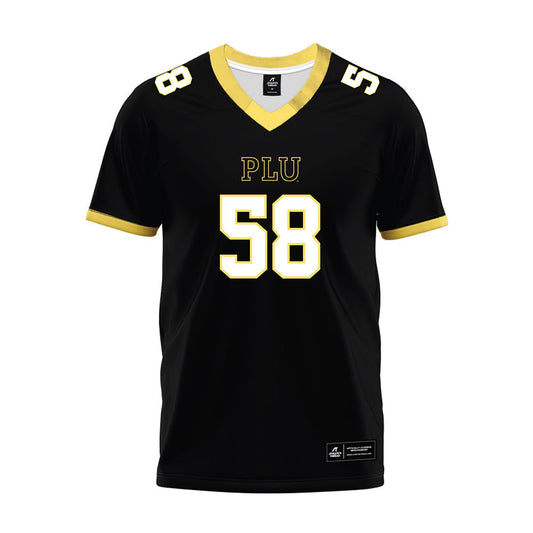 PLU - NCAA Football : Kaden Watts - Black Premium Football Jersey-0