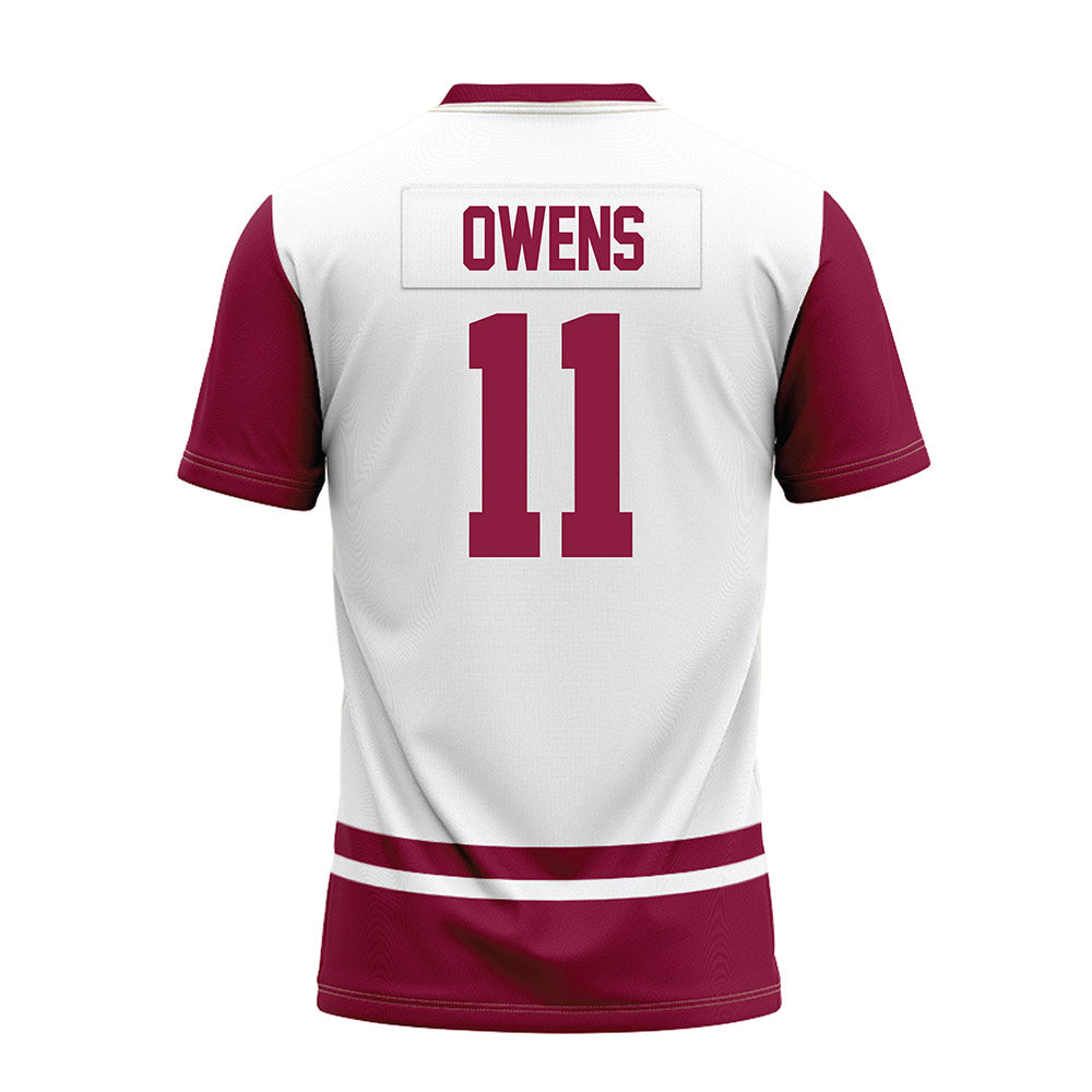 NMSU - NCAA Football : Walter Owens - White Premium Football Jersey-1