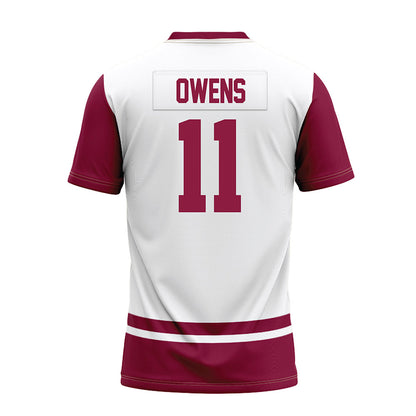 NMSU - NCAA Football : Walter Owens - White Premium Football Jersey-1