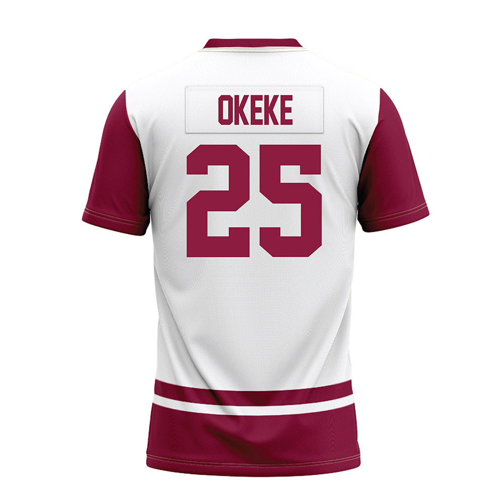 NMSU - NCAA Football : Obinna Okeke - White Premium Football Jersey-1
