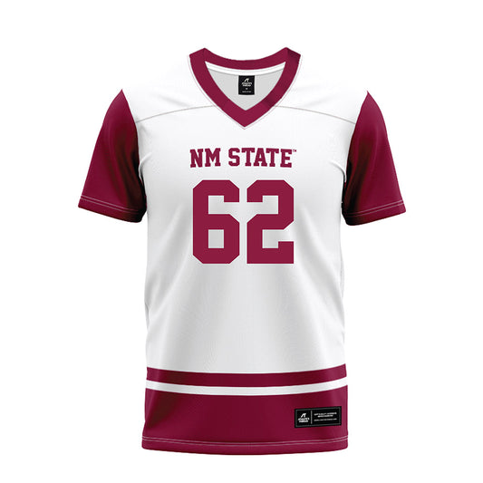 NMSU - NCAA Football : EZRA HENSLEY - White Premium Football Jersey-0