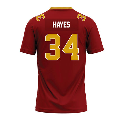 Elon - NCAA Football : Nathan Hayes - Maroon Premium Football Jersey-1