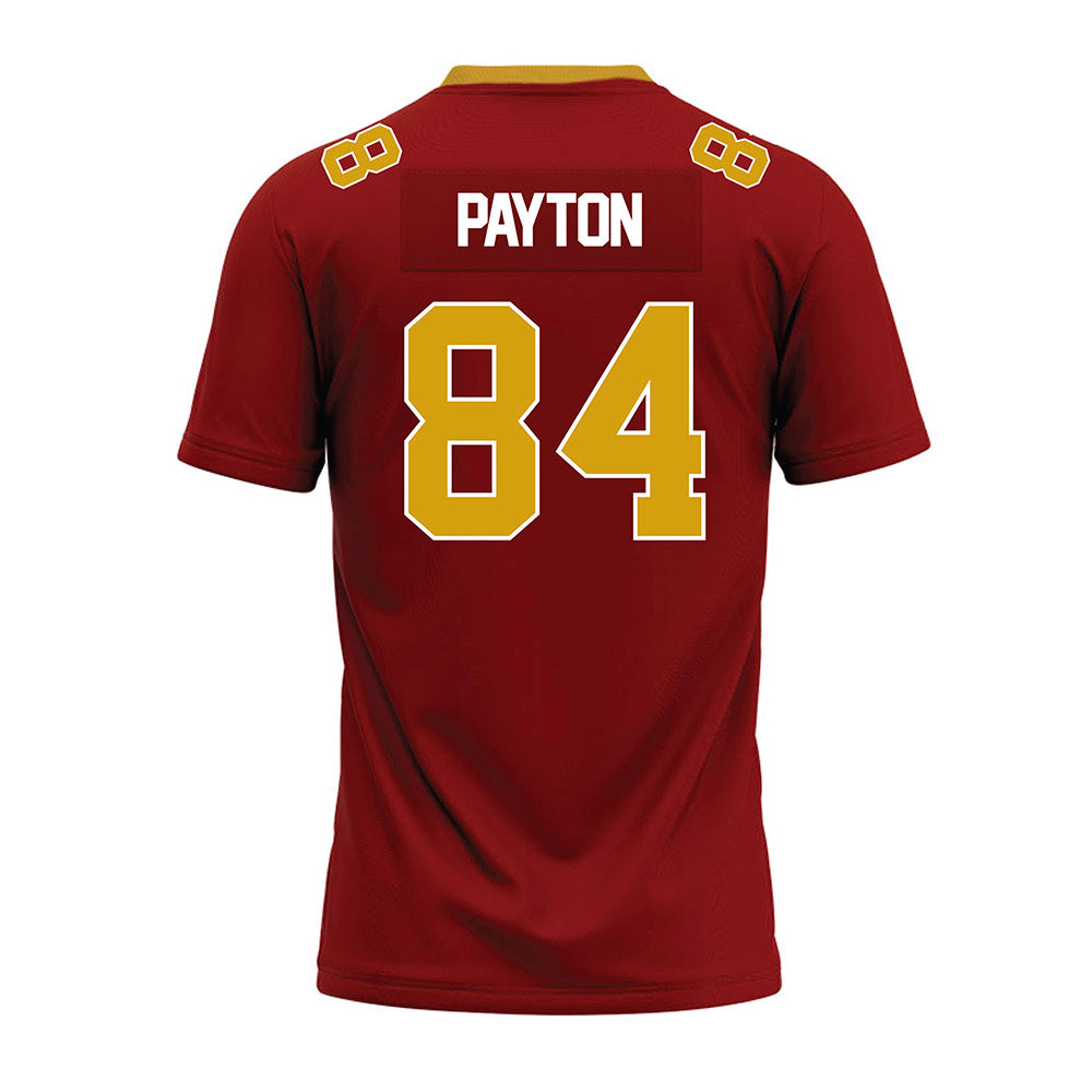 Elon - NCAA Football : Josiah Payton - Maroon Premium Football Jersey-1