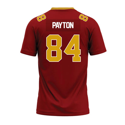 Elon - NCAA Football : Josiah Payton - Maroon Premium Football Jersey-1