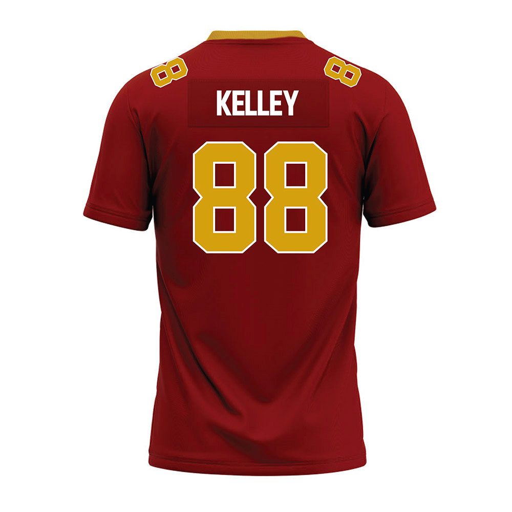 Elon - NCAA Football : Owen Kelley - Maroon Premium Football Jersey-1